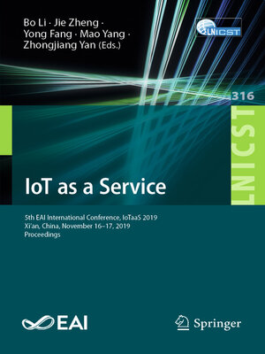 cover image of IoT as a Service